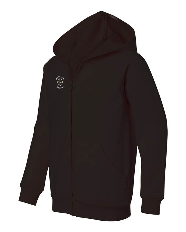 Bella Girl Full Zip Hooded Sweatshirt Bella Girl Full Zip Hooded Sweatshirt